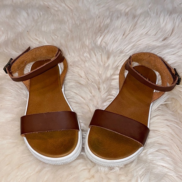 velcro platform open toe sandals